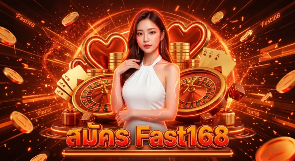 สมัครสมาชิก Fast168 สล็อตเว็บตรง สมัครง่ายผ่านระบบออโต้ รับโบนัสฟรีทันที